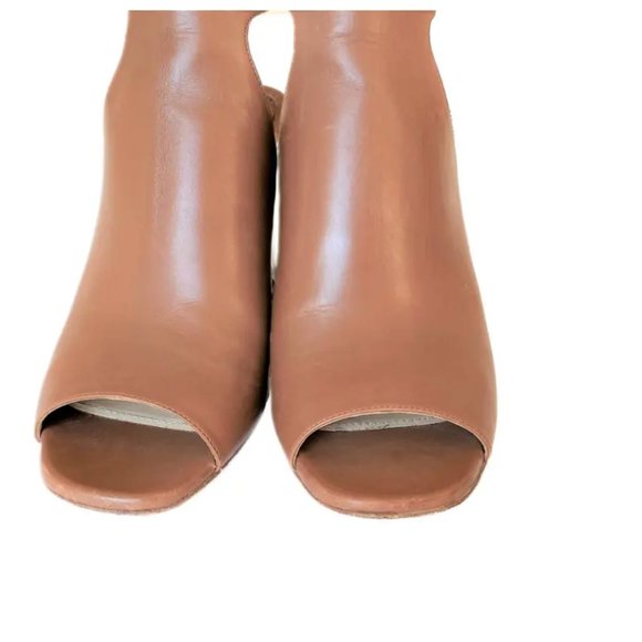 Prada Brown Leather Heeled Sandals - IT 40 - Picture 15 of 16